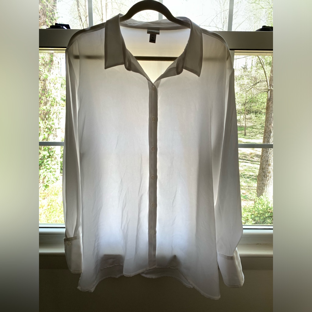 A New Day White Blouse